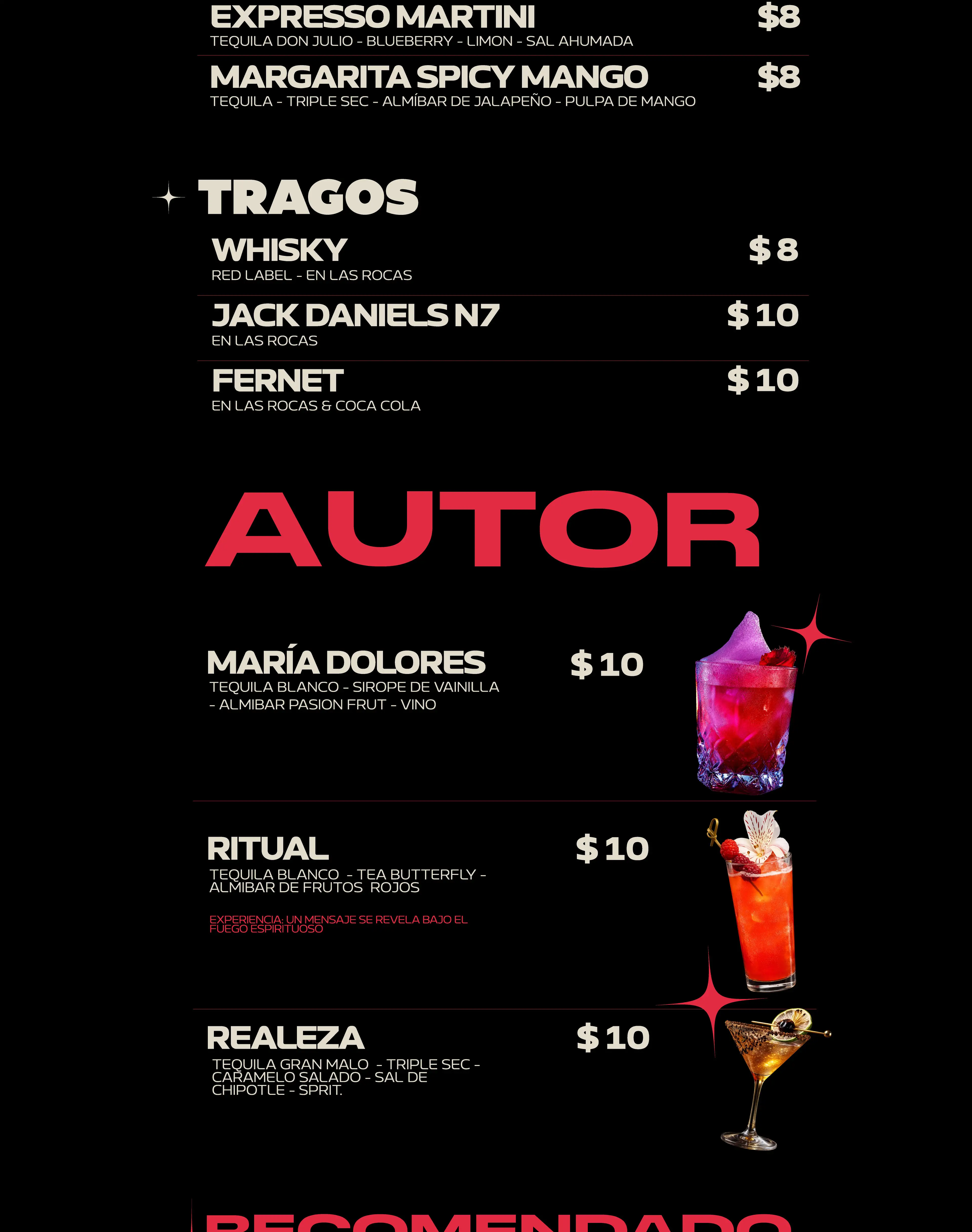 MAD Menu Section 2