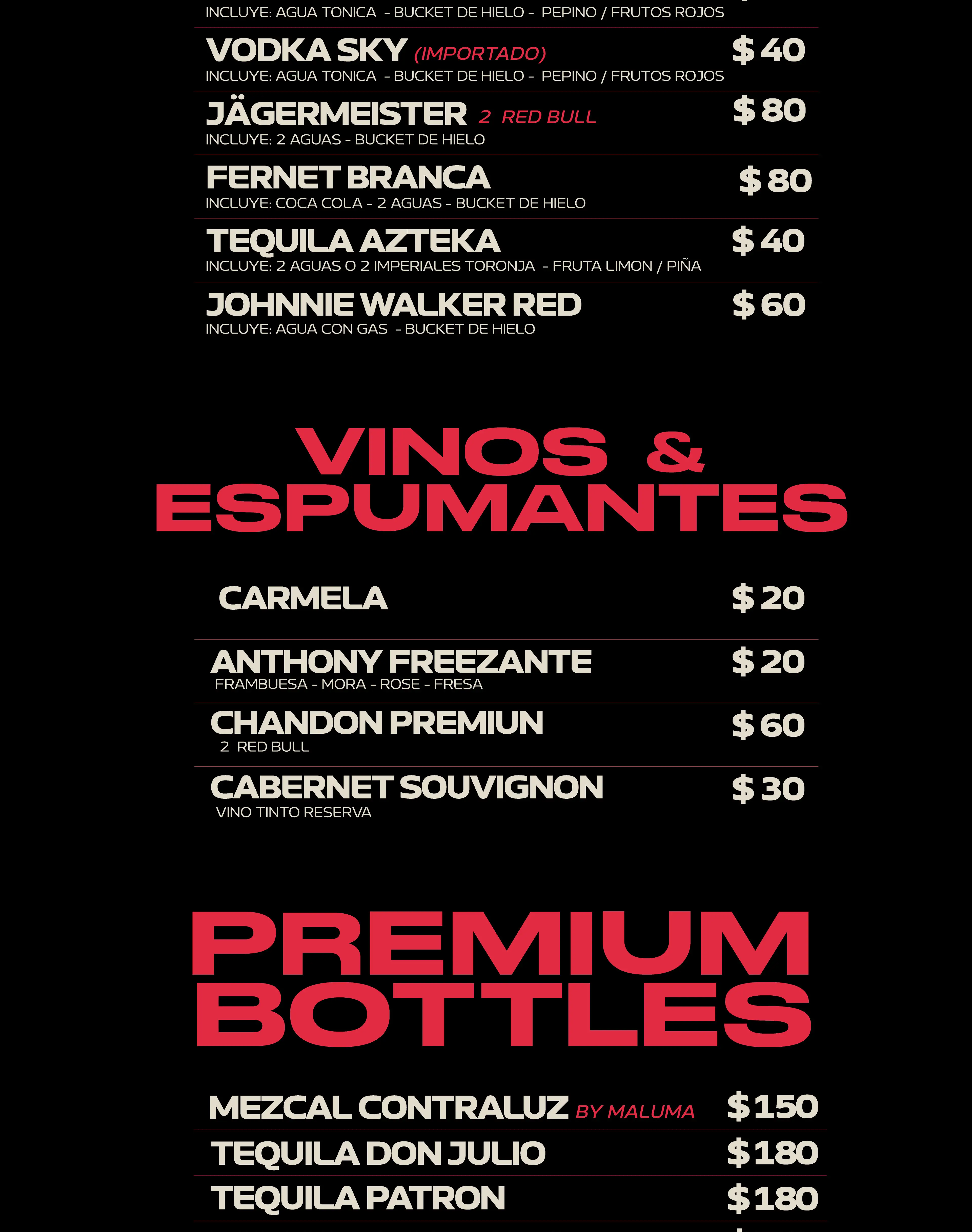 MAD Menu Section 4
